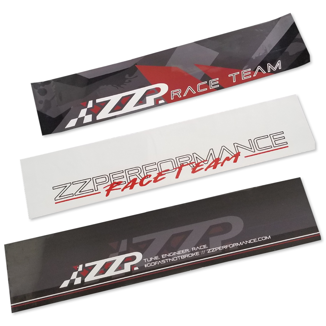 ZZP Race Team Windshield Banners