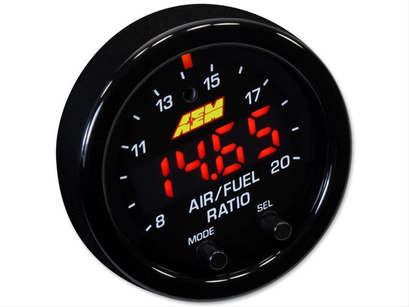 AEM Wideband UEGO X-Series AFR Sensor Controller Gauge - w/ OBDII